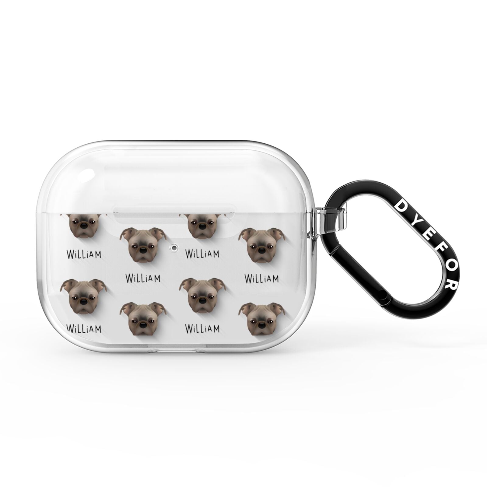 Bugg Icon with Name AirPods Pro Clear Case