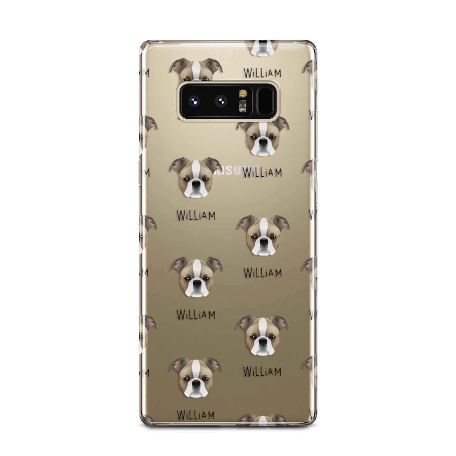 Bugg Icon with Name Samsung Galaxy Note 8 Case