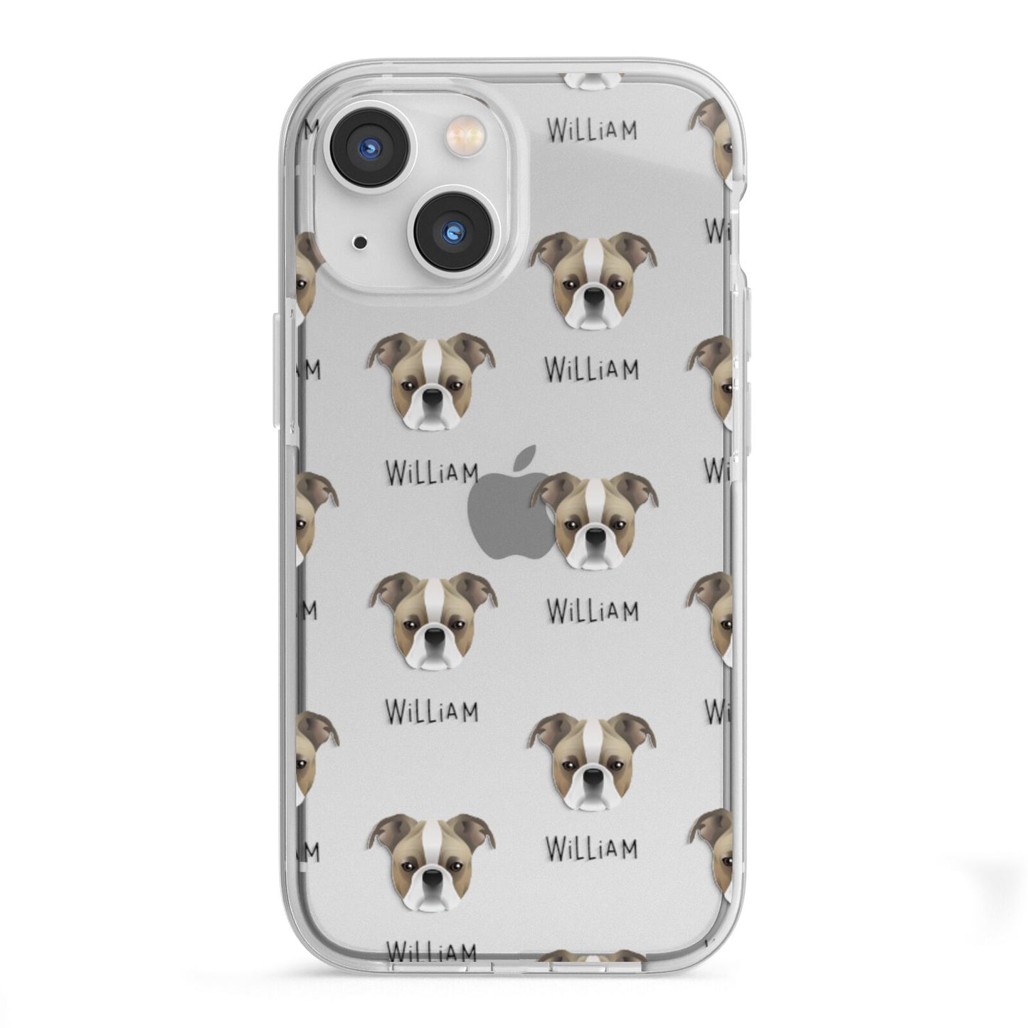 Bugg Icon with Name iPhone 13 Mini TPU Impact Case with White Edges