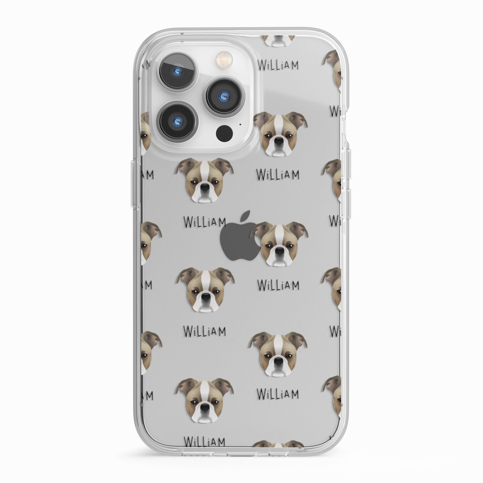 Bugg Icon with Name iPhone 13 Pro TPU Impact Case with White Edges
