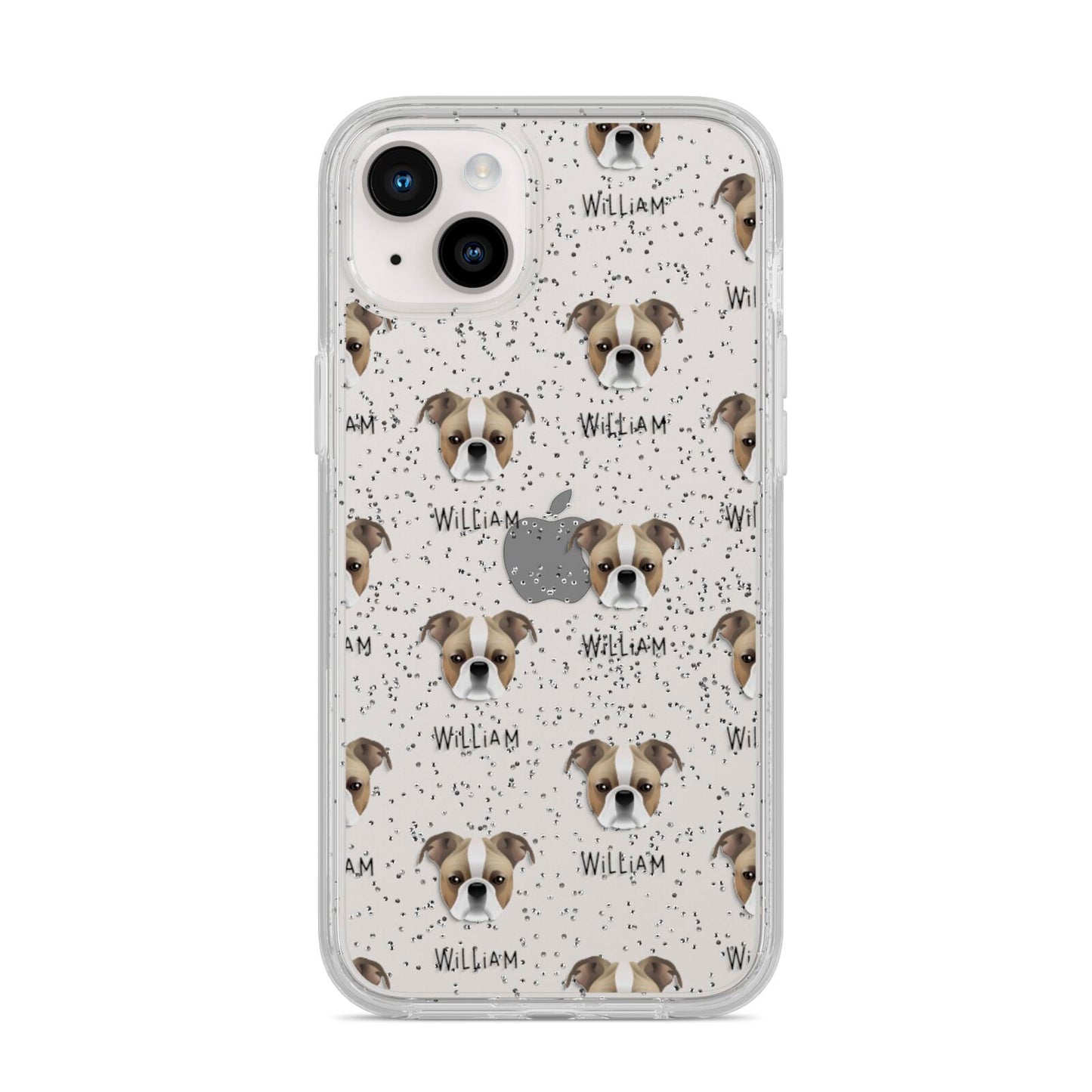 Bugg Icon with Name iPhone 14 Plus Glitter Tough Case Starlight