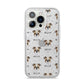 Bugg Icon with Name iPhone 14 Pro Glitter Tough Case Silver