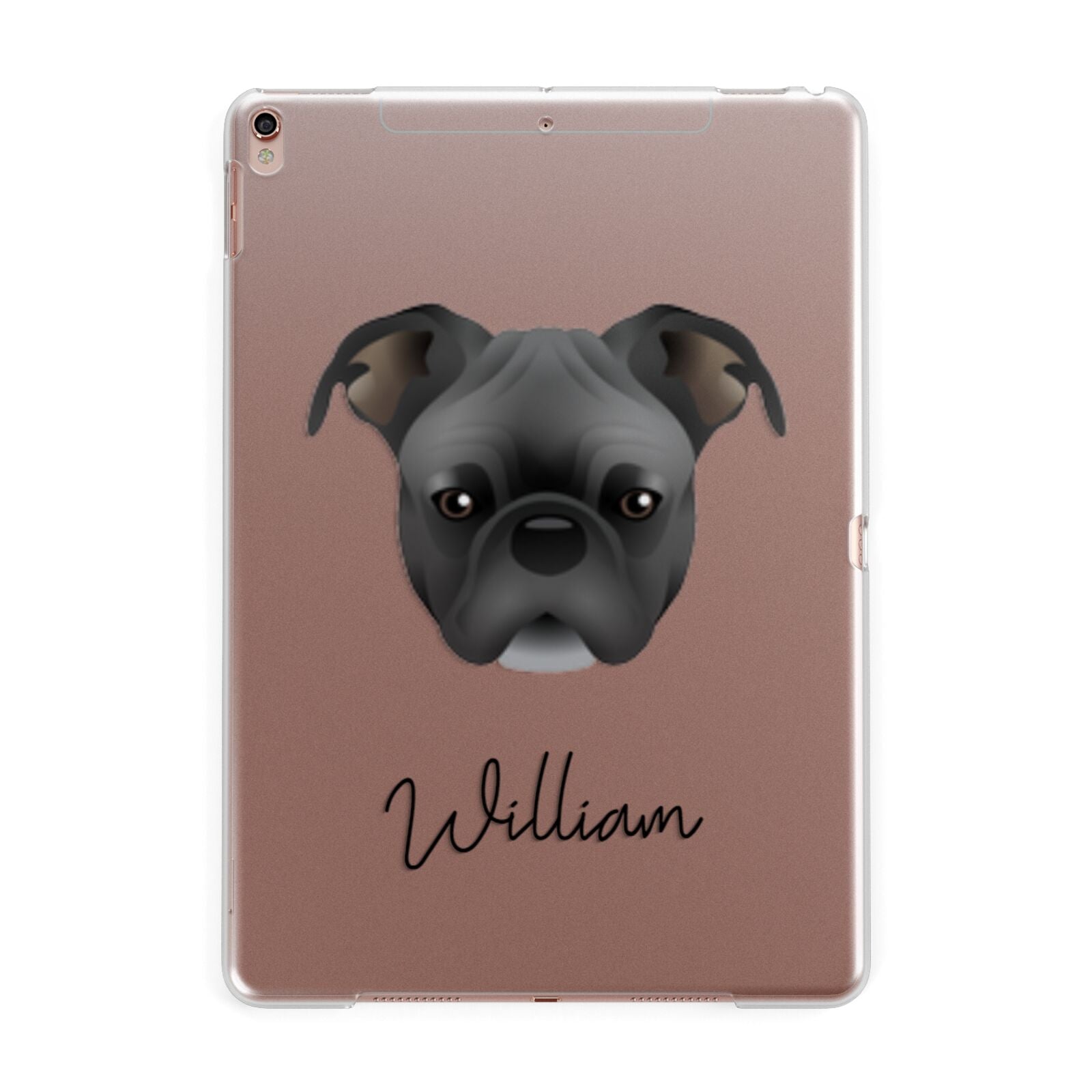 Bugg Personalised Apple iPad Rose Gold Case