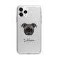 Bugg Personalised Apple iPhone 11 Pro Max in Silver with Bumper Case