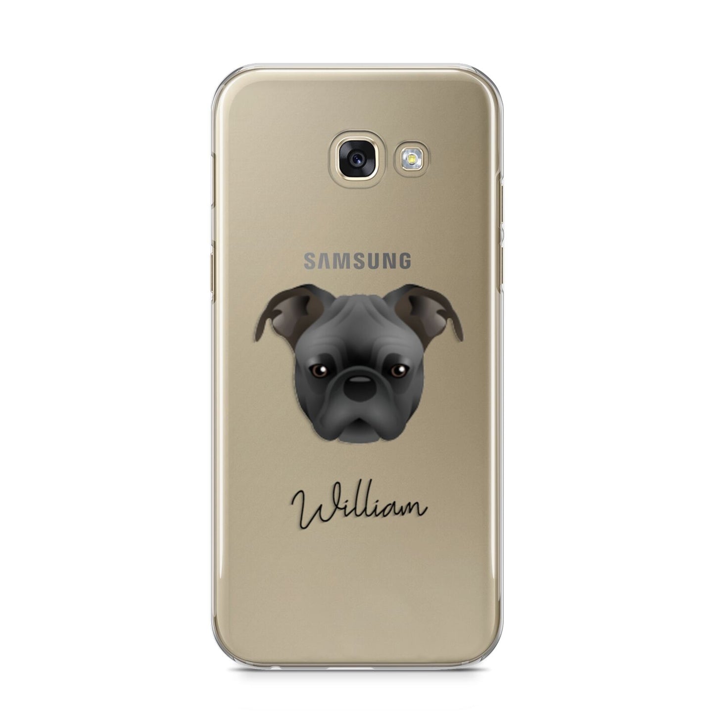 Bugg Personalised Samsung Galaxy A5 2017 Case on gold phone