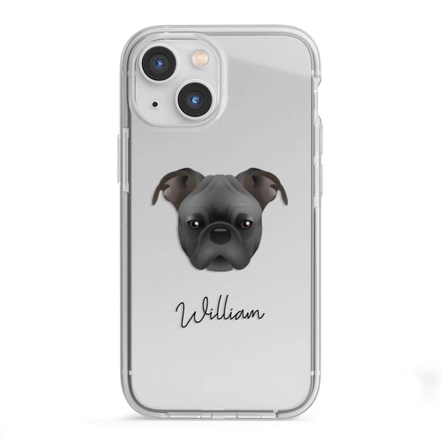 Bugg Personalised iPhone 13 Mini TPU Impact Case with White Edges