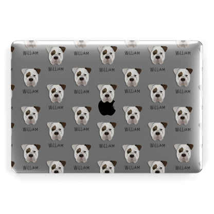 Bull Pei Icon with Name Apple MacBook Case