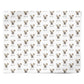 Bull Pei Icon with Name Personalised Wrapping Paper Alternative