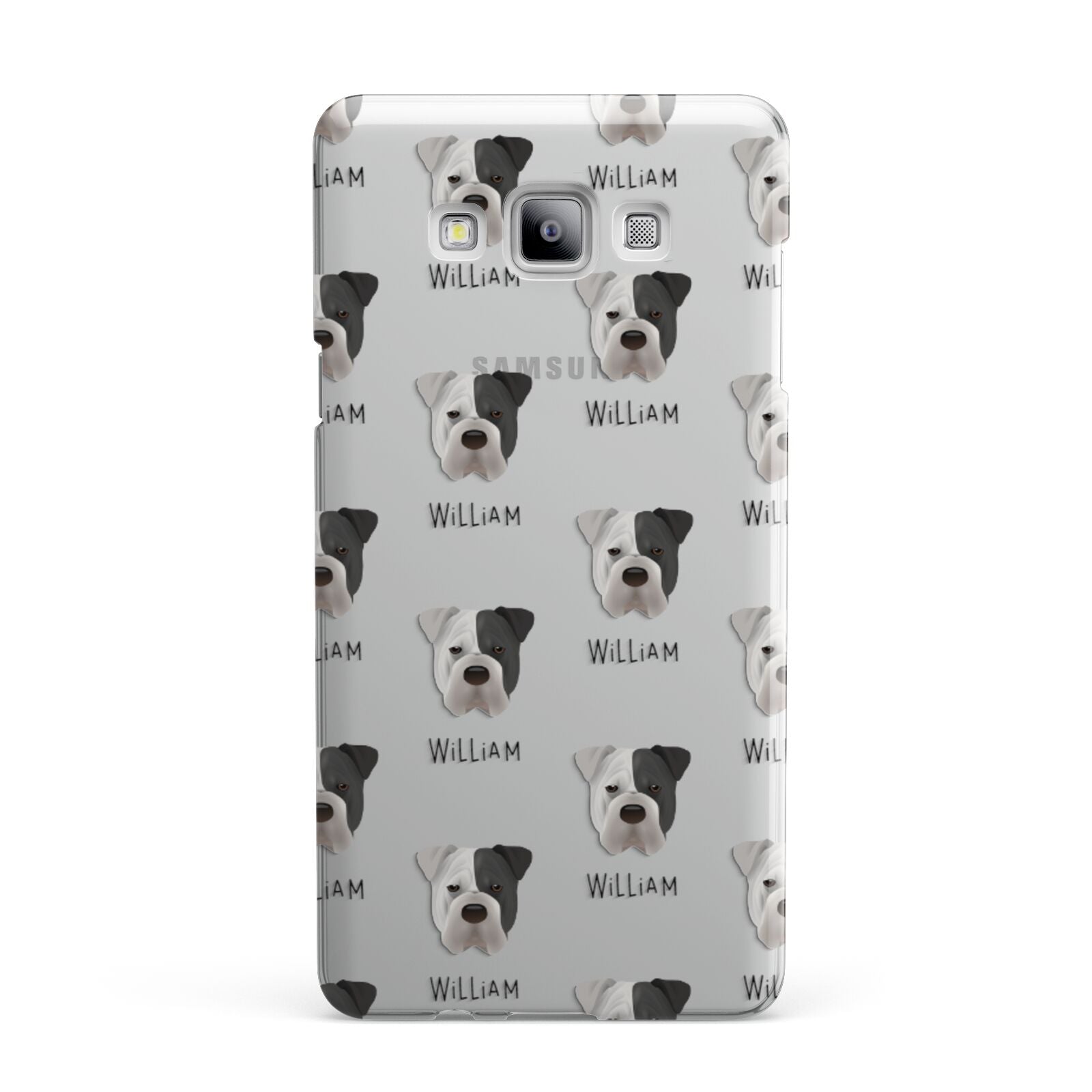 Bull Pei Icon with Name Samsung Galaxy A7 2015 Case