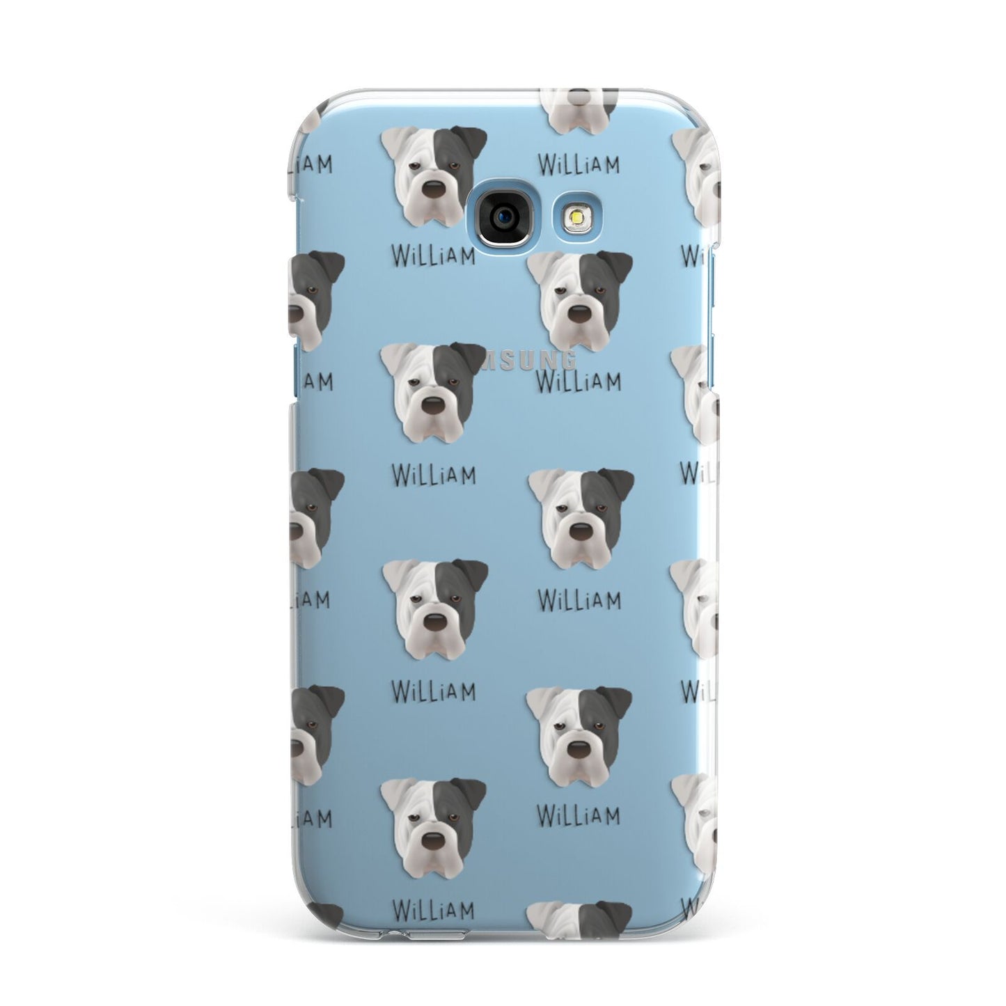 Bull Pei Icon with Name Samsung Galaxy A7 2017 Case