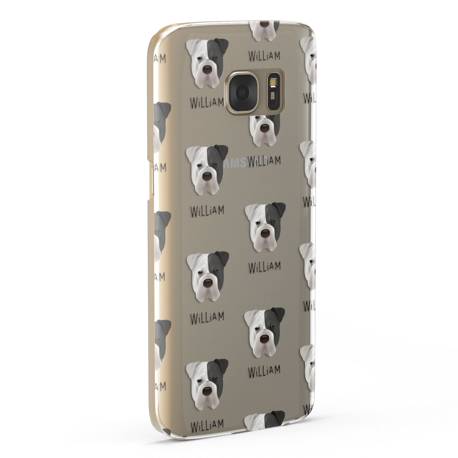 Bull Pei Icon with Name Samsung Galaxy Case Fourty Five Degrees