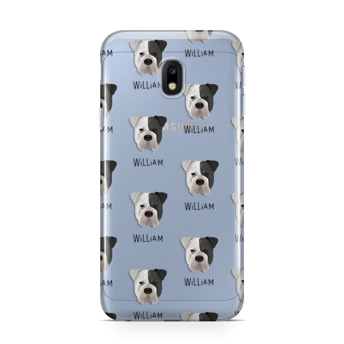 Bull Pei Icon with Name Samsung Galaxy J3 2017 Case