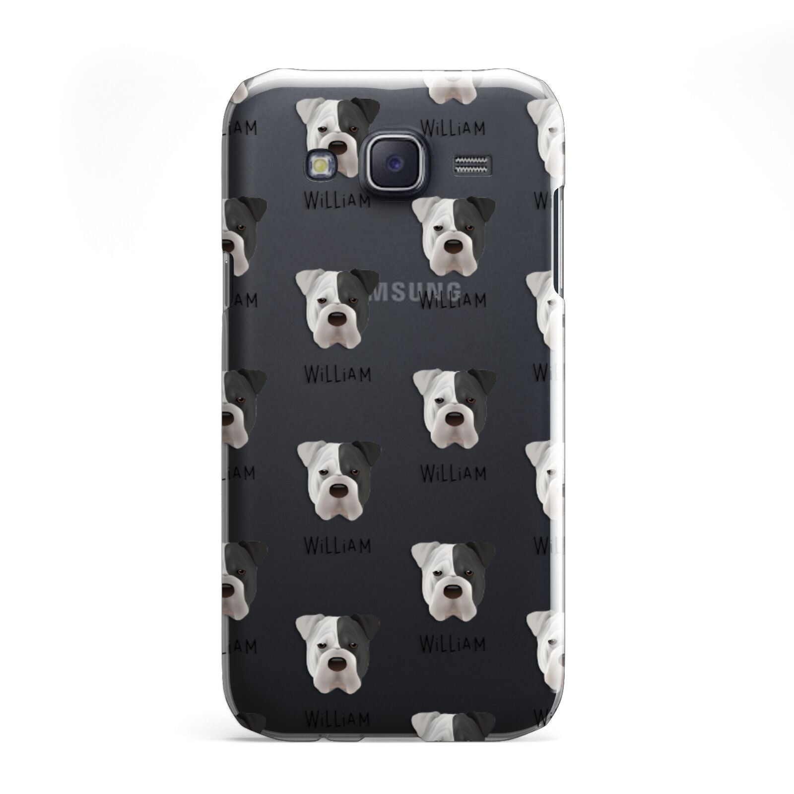 Bull Pei Icon with Name Samsung Galaxy J5 Case