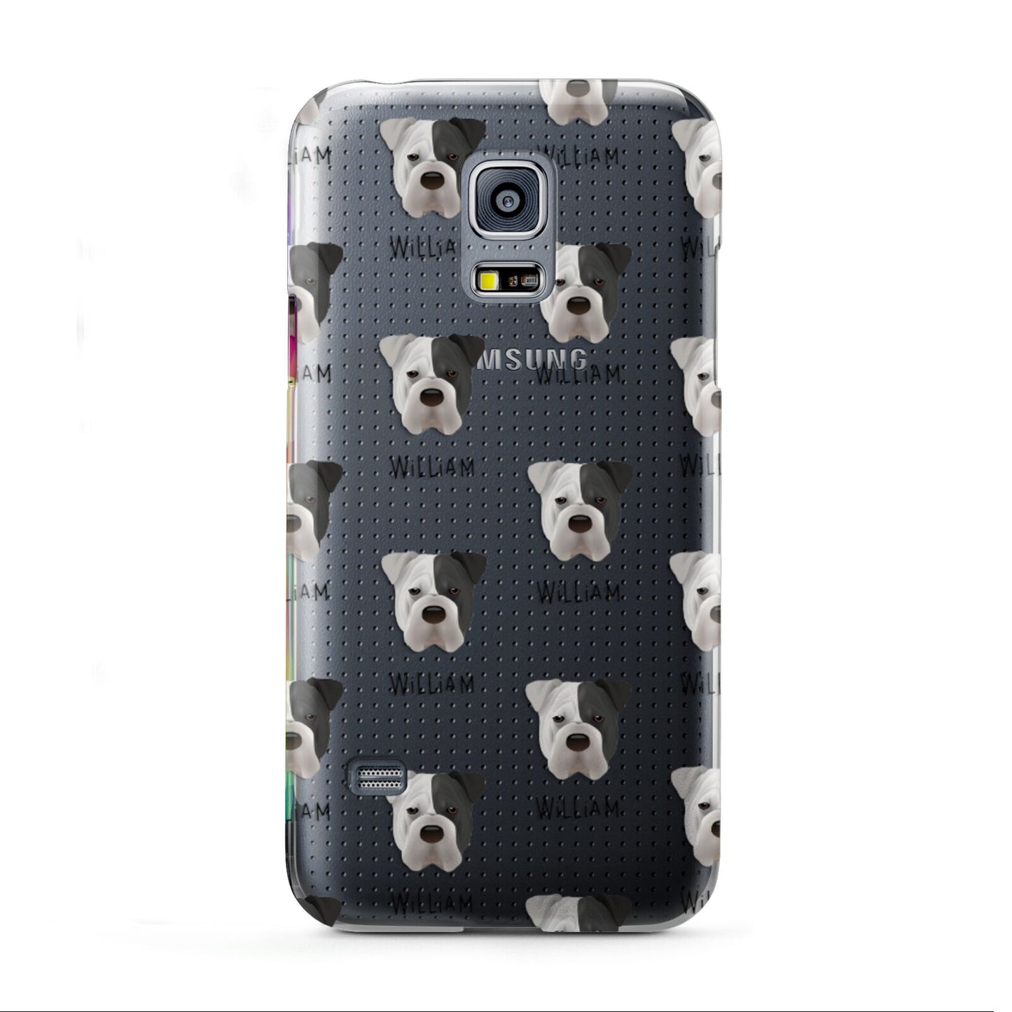 Bull Pei Icon with Name Samsung Galaxy S5 Mini Case