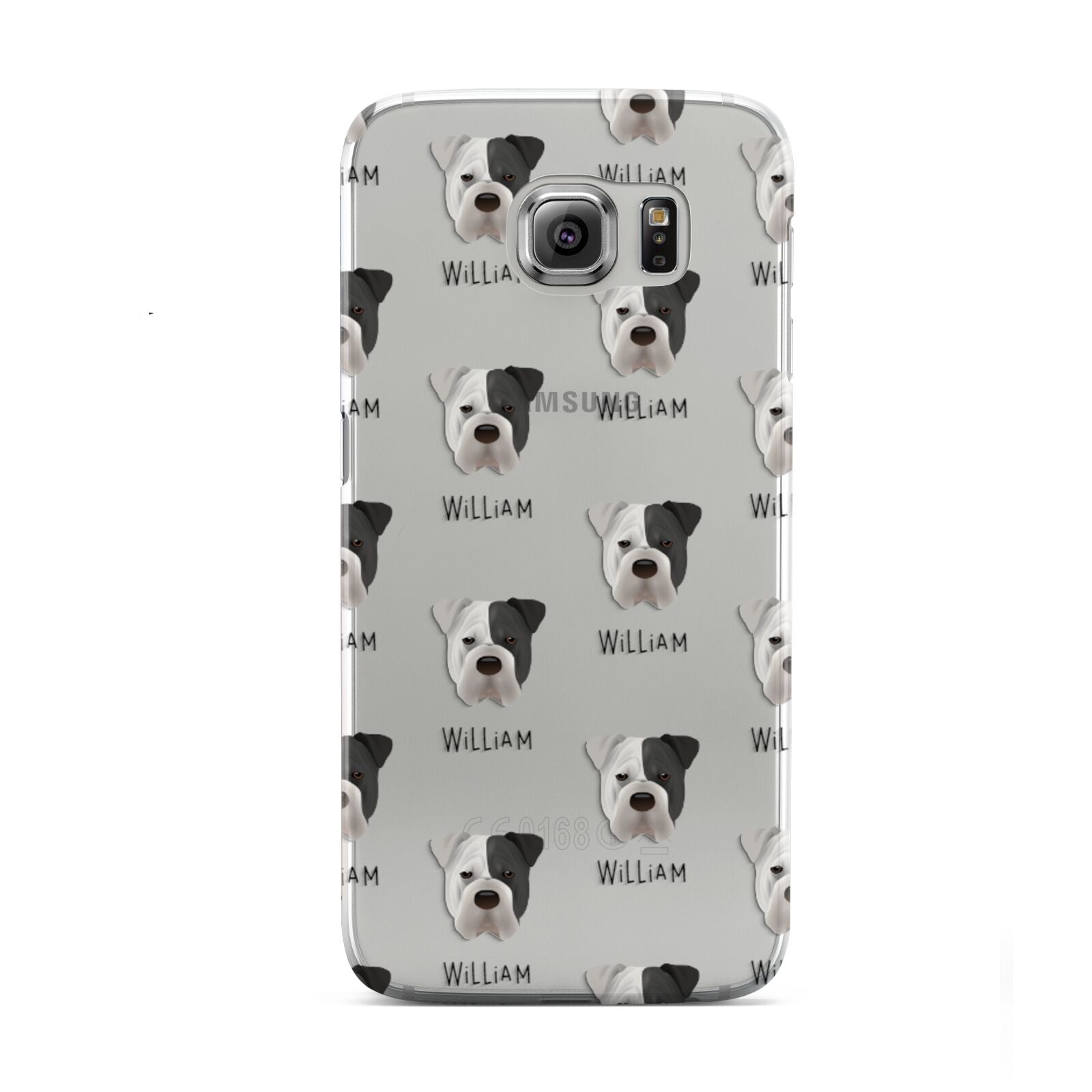 Bull Pei Icon with Name Samsung Galaxy S6 Case