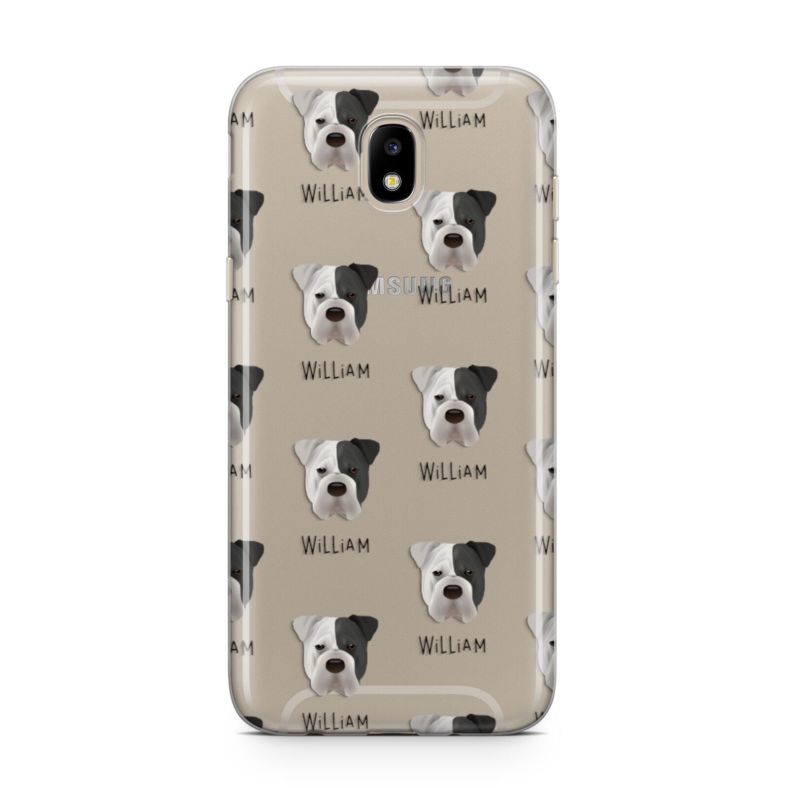 Bull Pei Icon with Name Samsung J5 2017 Case