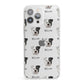Bull Pei Icon with Name iPhone 13 Pro Max Clear Bumper Case