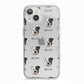 Bull Pei Icon with Name iPhone 13 TPU Impact Case with White Edges