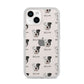 Bull Pei Icon with Name iPhone 14 Clear Tough Case Starlight