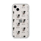 Bull Pei Icon with Name iPhone 14 Plus Clear Tough Case Starlight