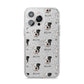 Bull Pei Icon with Name iPhone 14 Pro Max Glitter Tough Case Silver