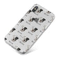 Bull Pei Icon with Name iPhone X Bumper Case on Silver iPhone