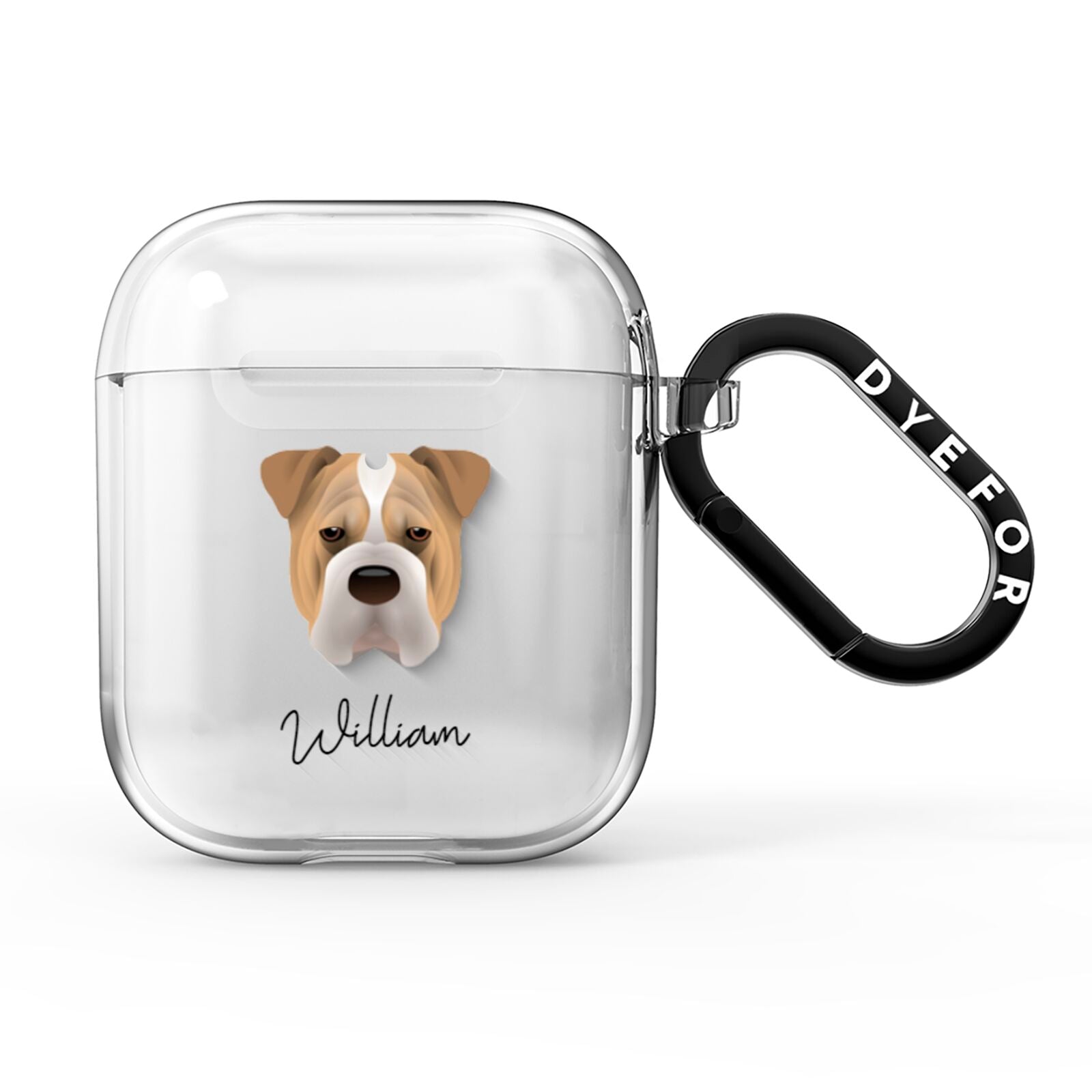 Bull Pei Personalised AirPods Clear Case