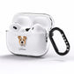 Bull Pei Personalised AirPods Pro Clear Case Side Image