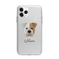 Bull Pei Personalised Apple iPhone 11 Pro in Silver with Bumper Case