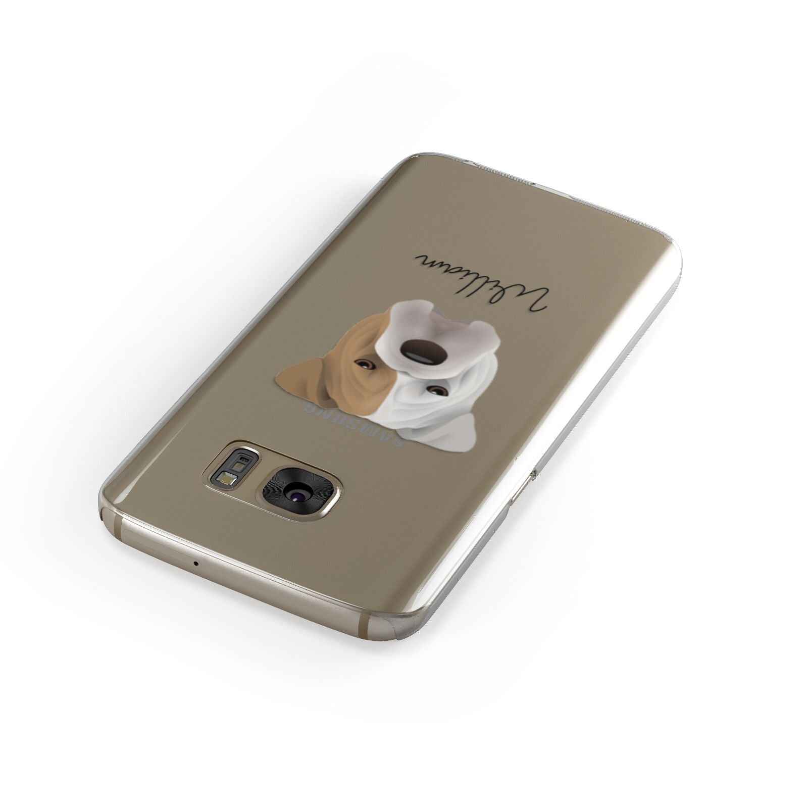 Bull Pei Personalised Samsung Galaxy Case Front Close Up