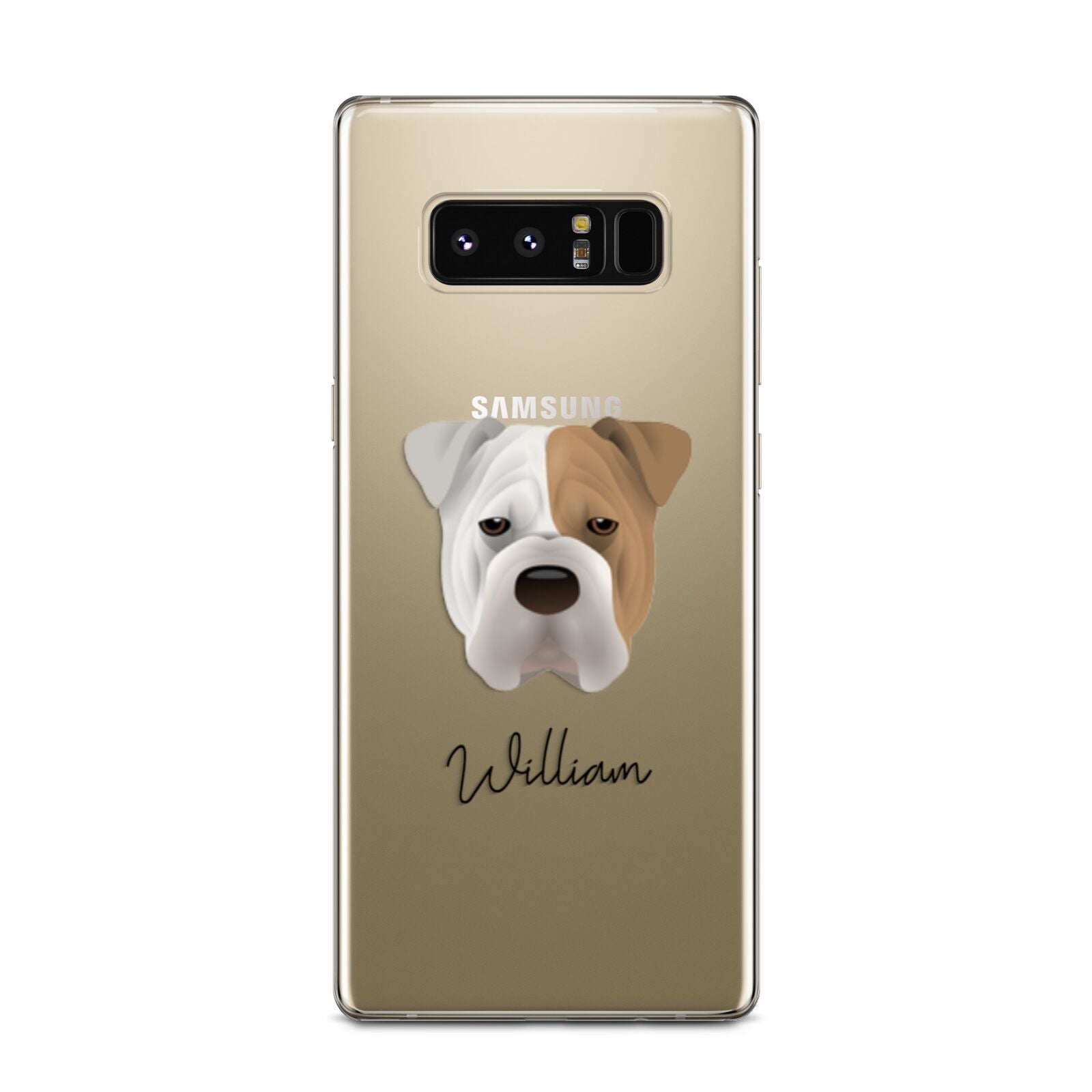 Bull Pei Personalised Samsung Galaxy Note 8 Case
