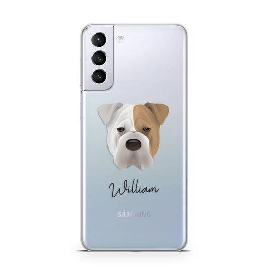 Bull Pei Personalised Samsung S21 Plus Phone Case