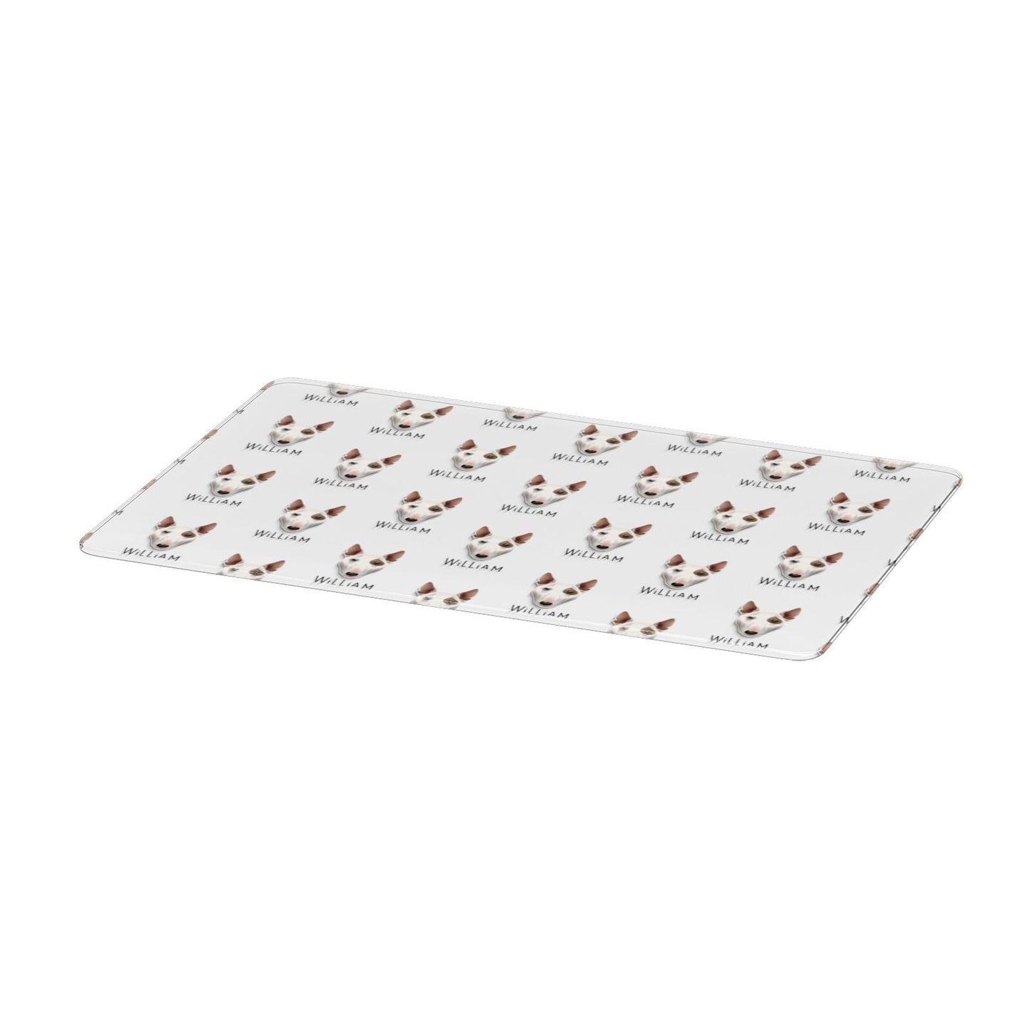 Bull Terrier Icon with Name Apple MacBook Case Only