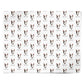 Bull Terrier Icon with Name Personalised Wrapping Paper Alternative