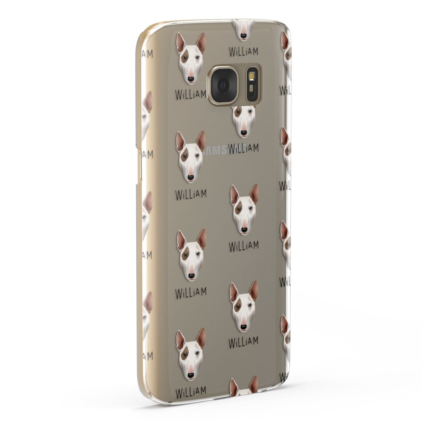 Bull Terrier Icon with Name Samsung Galaxy Case Fourty Five Degrees