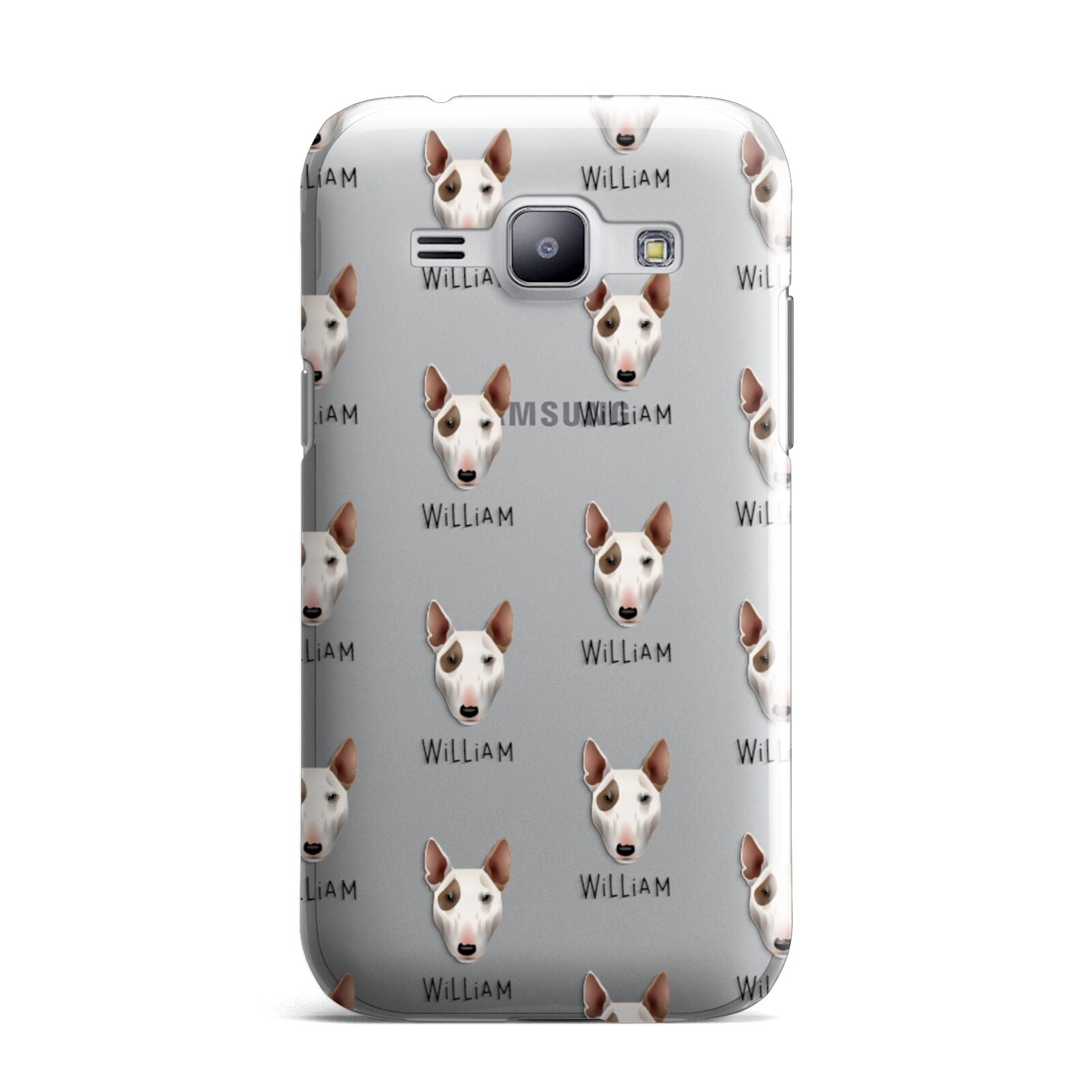 Bull Terrier Icon with Name Samsung Galaxy J1 2015 Case