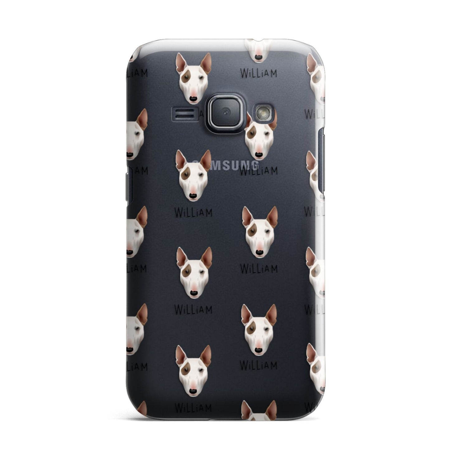 Bull Terrier Icon with Name Samsung Galaxy J1 2016 Case