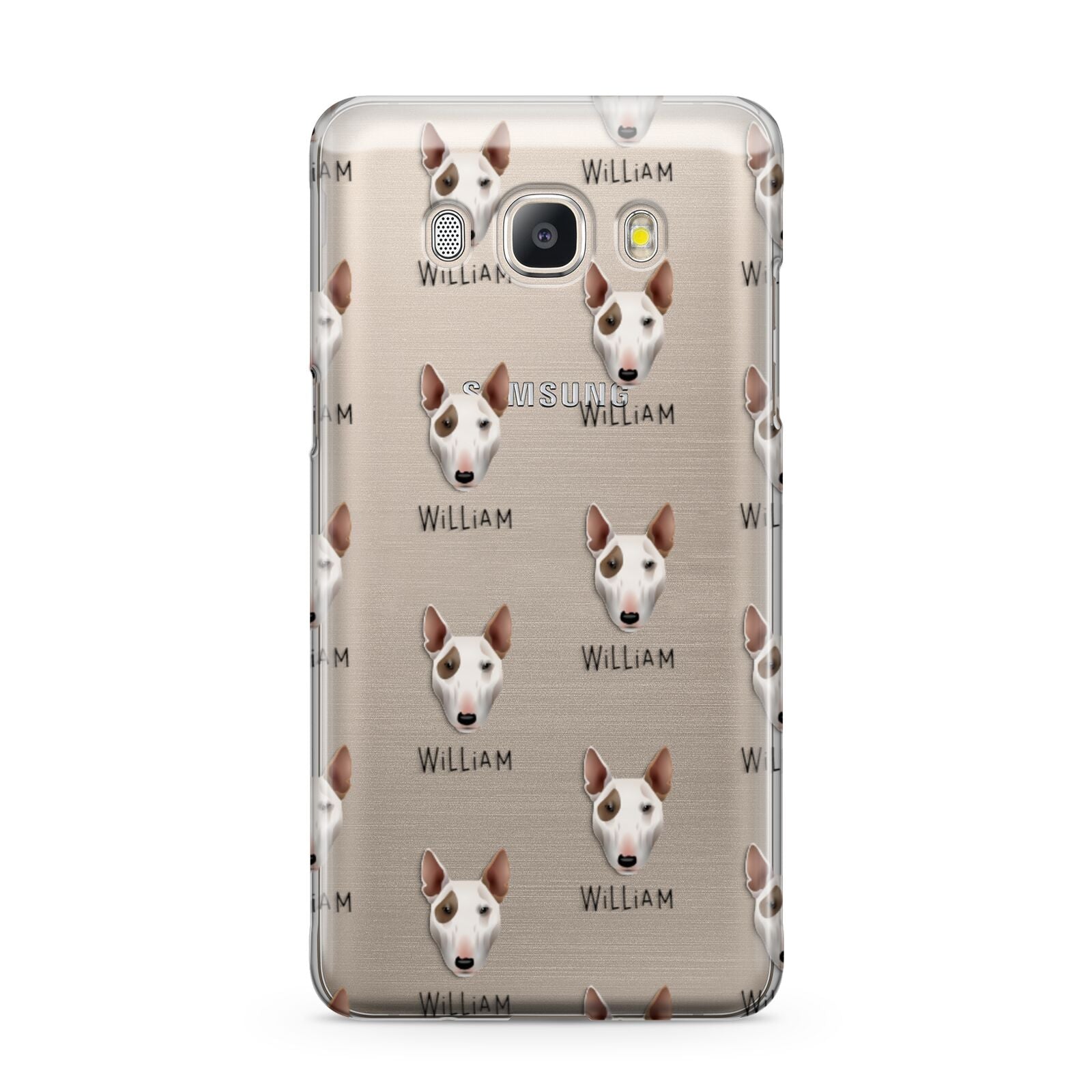 Bull Terrier Icon with Name Samsung Galaxy J5 2016 Case