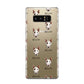 Bull Terrier Icon with Name Samsung Galaxy Note 8 Case
