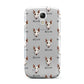 Bull Terrier Icon with Name Samsung Galaxy S4 Mini Case