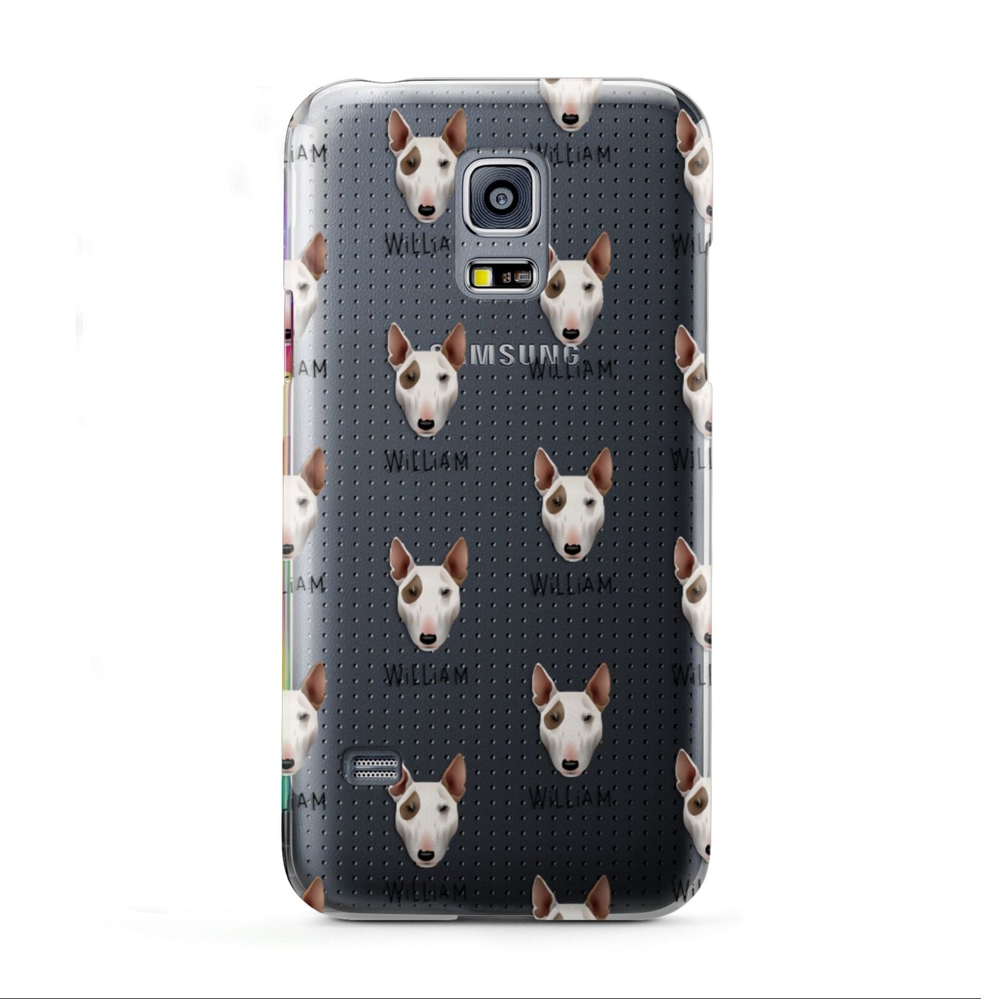 Bull Terrier Icon with Name Samsung Galaxy S5 Mini Case