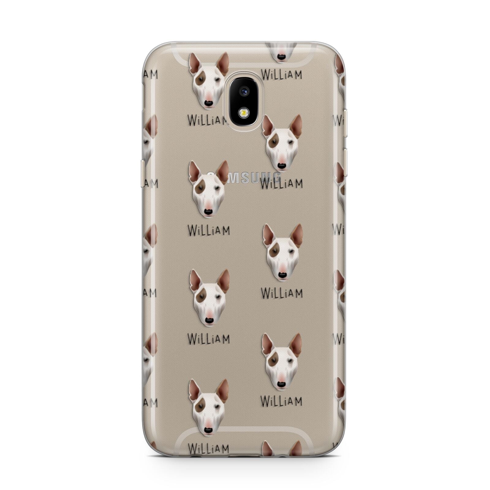 Bull Terrier Icon with Name Samsung J5 2017 Case