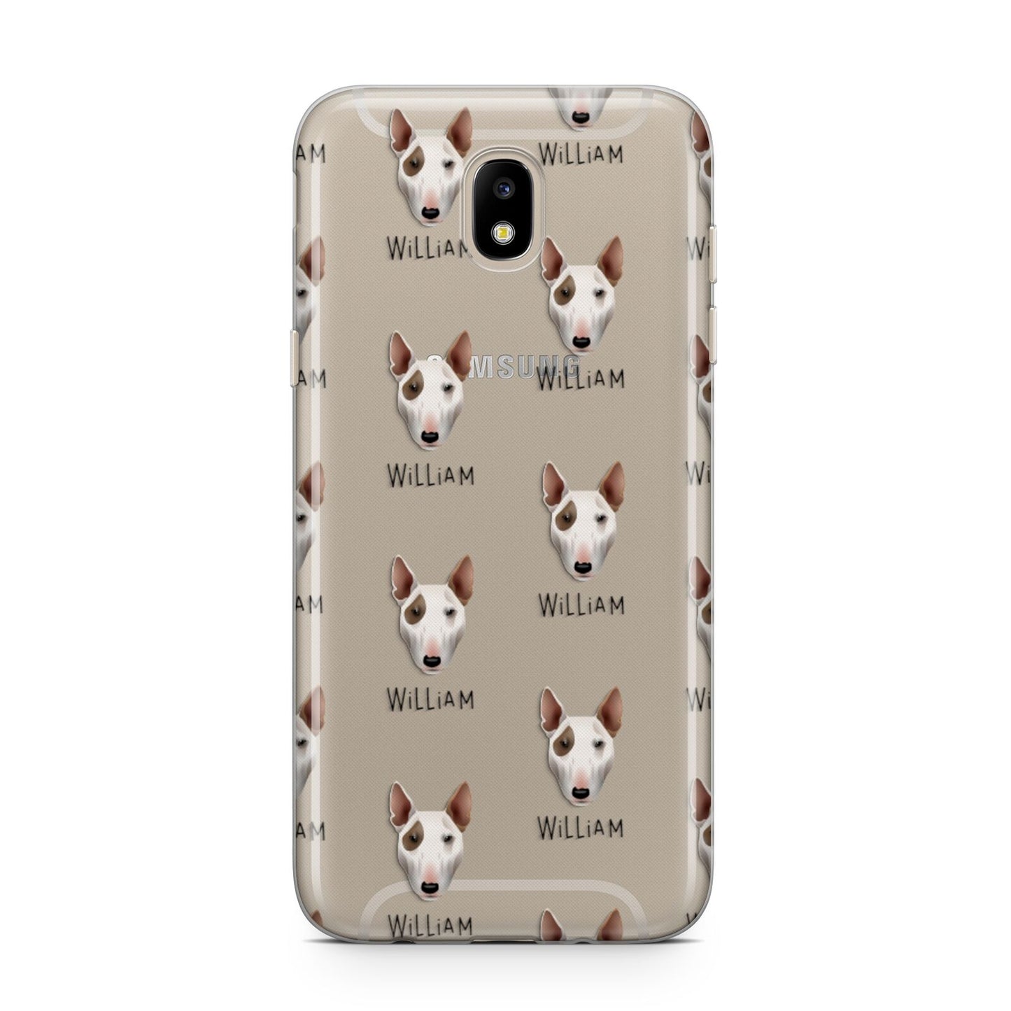 Bull Terrier Icon with Name Samsung J5 2017 Case