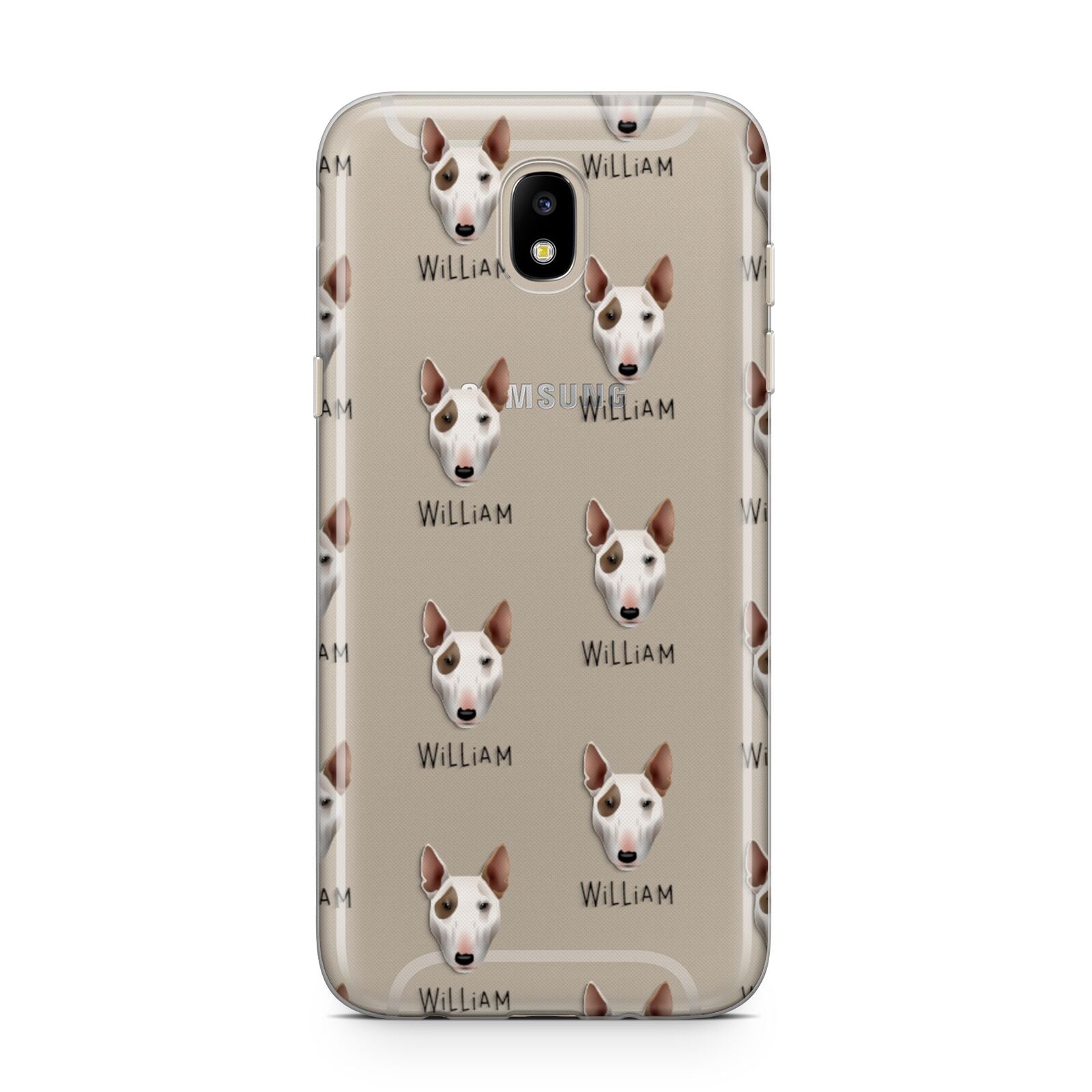 Bull Terrier Icon with Name Samsung J5 2017 Case