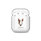 Bull Terrier Personalised AirPods Case