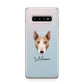 Bull Terrier Personalised Samsung Galaxy S10 Plus Case