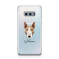 Bull Terrier Personalised Samsung Galaxy S10E Case