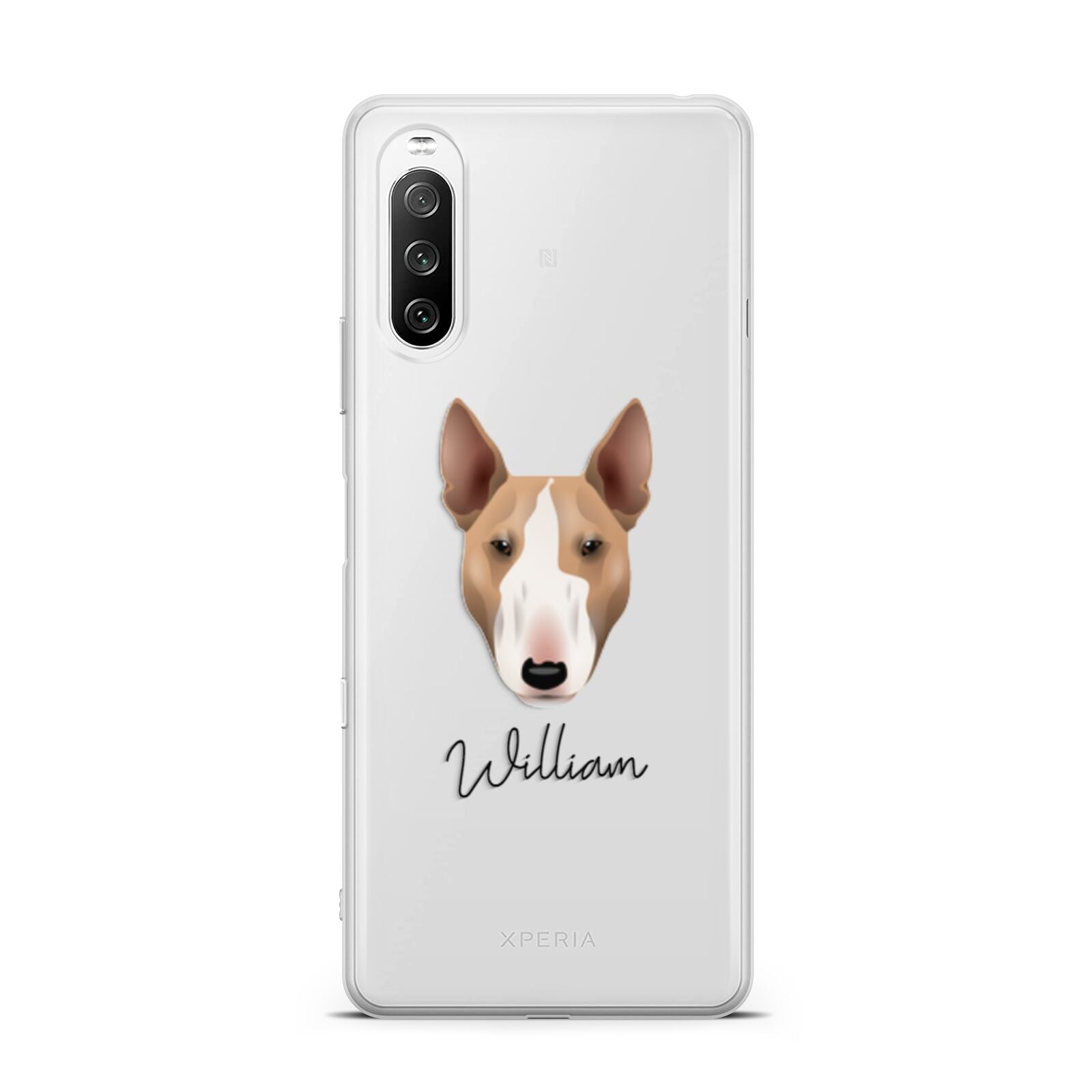 Bull Terrier Personalised Sony Xperia 10 III Case