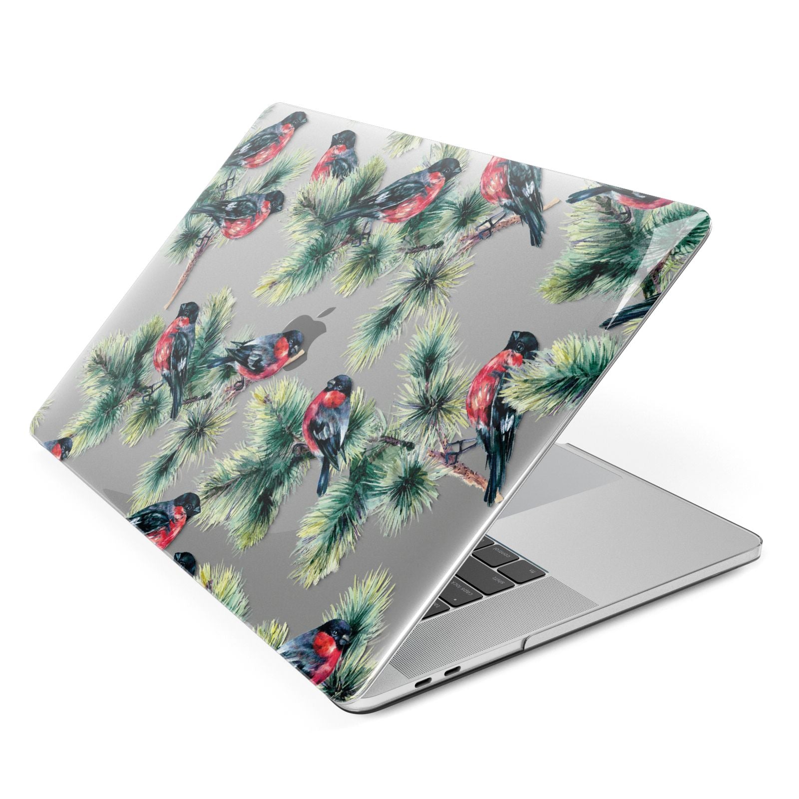 Bullfinch Pine Tree Apple MacBook Case Side View