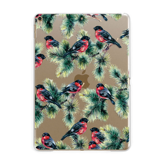 Bullfinch Pine Tree Apple iPad Gold Case